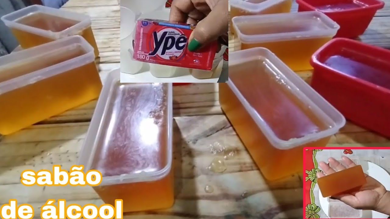 Nunca mais comprei no mercado 🫰 sabão de álcool sem sebo
