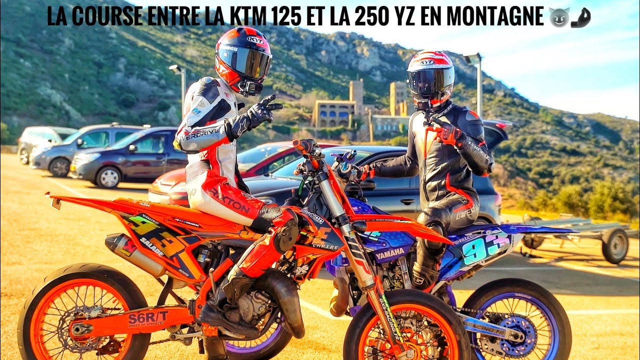KTM 125 vs YZ250 ! Un Combat de Titans 🥊 , Les Virages sont serrés 😈 🔥