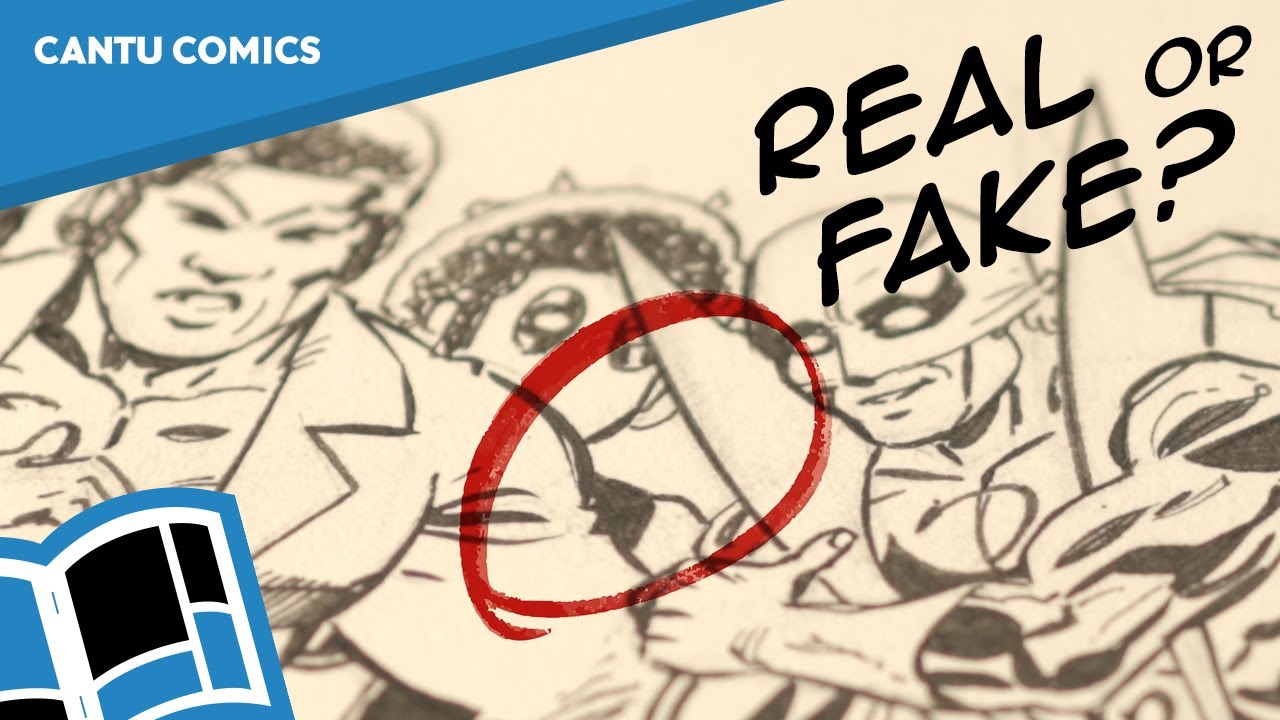 Real vs Fake Original Comic Art #originalcomicart