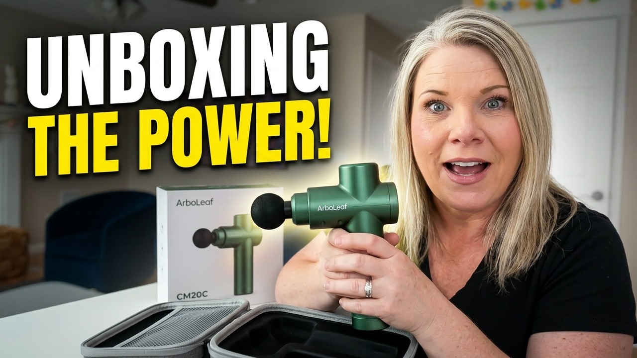 ArboLeaf Massage Gun Unboxing & Deep Tissue Test