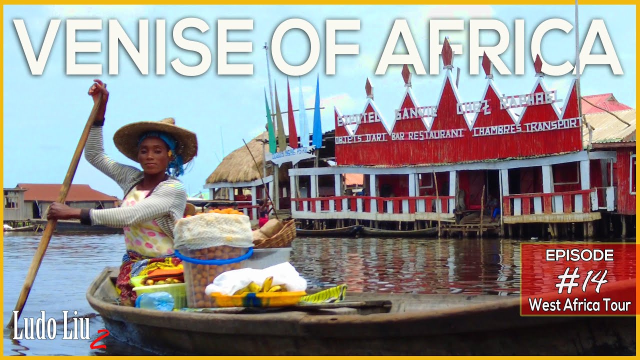 GANVIÉ the biggest floating village of Africa - 4 k Travel documentary - West AFRICA Okada tour ep14