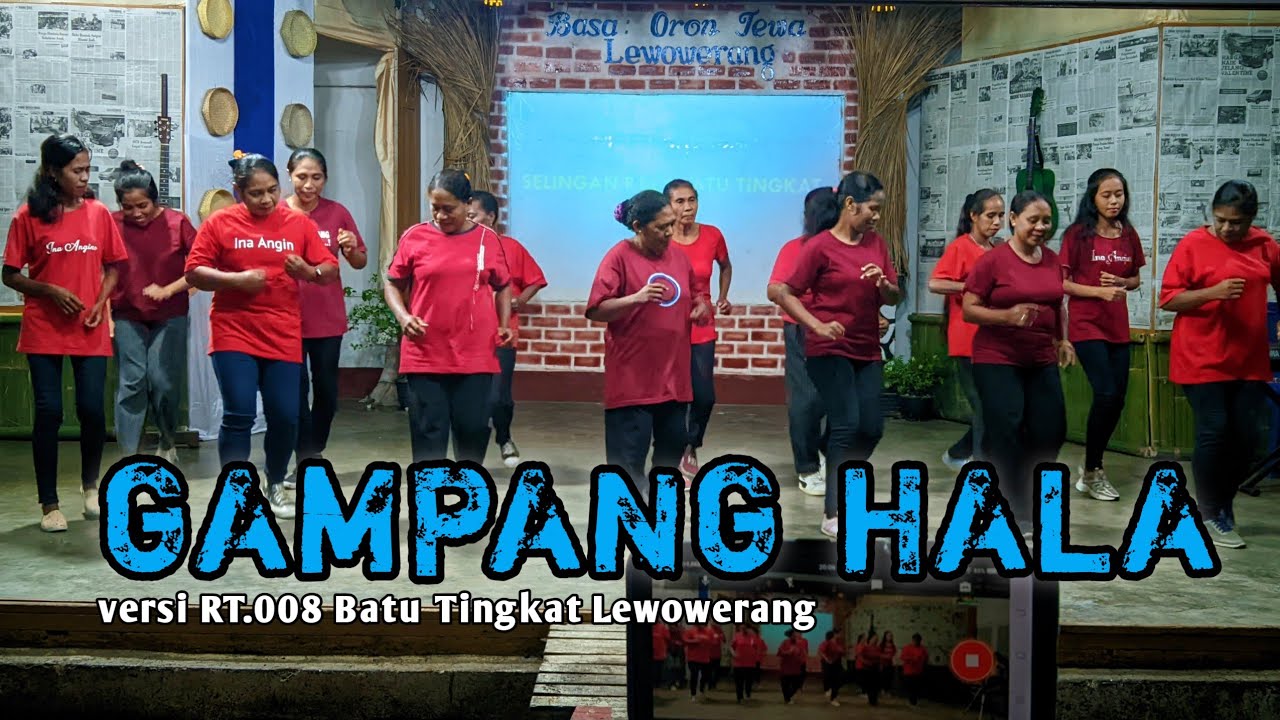 Gampang Hala versi RT.008 Batu Tingkat Lewowerang.