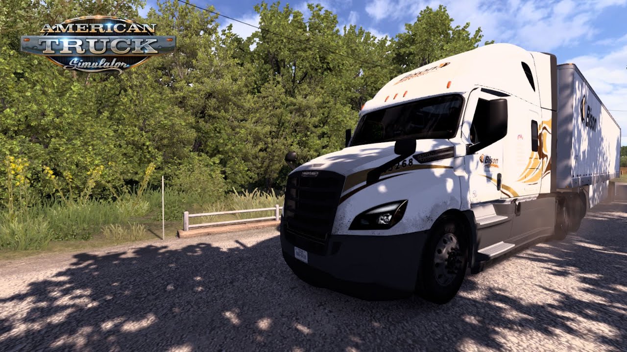 1.50 | Bison transportation! Oklahoma City to Emporia Kansas! | #scssoftware #americantrucksimulator