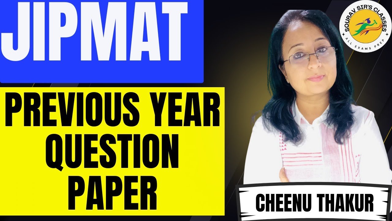 PYQ questions for JIPMAT 2025 2