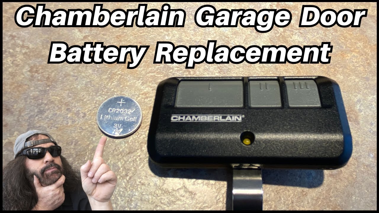 Chamberlain Battery Replacement - Garage door remote