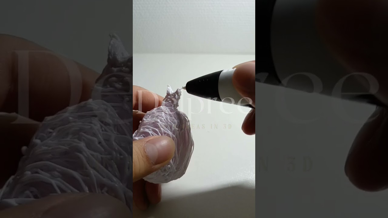 He needs a lover so I made one v1 #3d #3dpen #3dcreation #3ddrawing #foryou