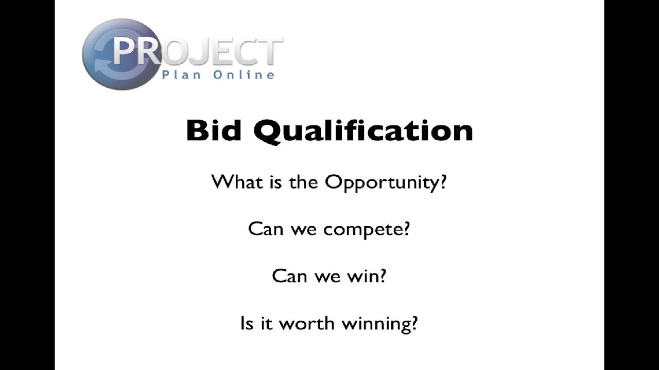 Proposal Management Case Study - Bid Qualification