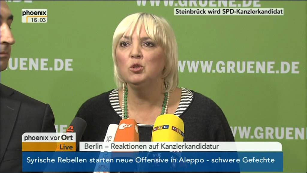 Pressekonferenz von Bündnis90/Die Grünen zur K-Frage der SPD