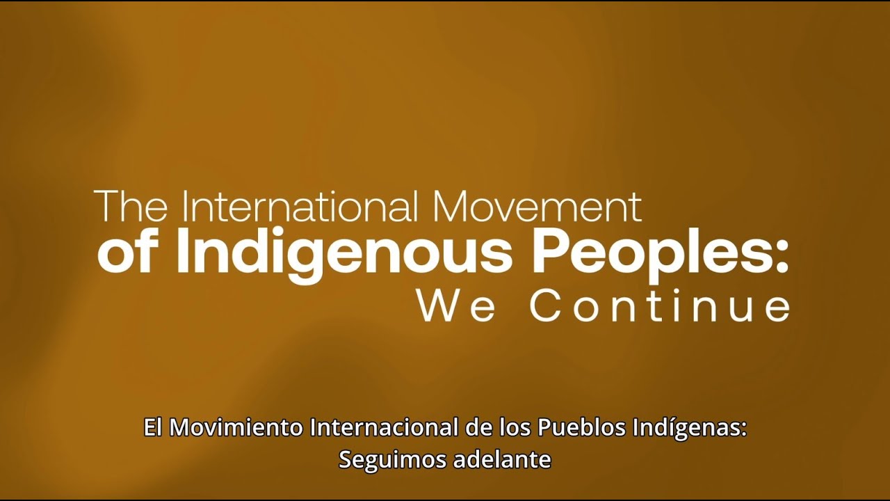 El Movimiento Internacional de los Pueblos Indígenas: Seguimos adelante