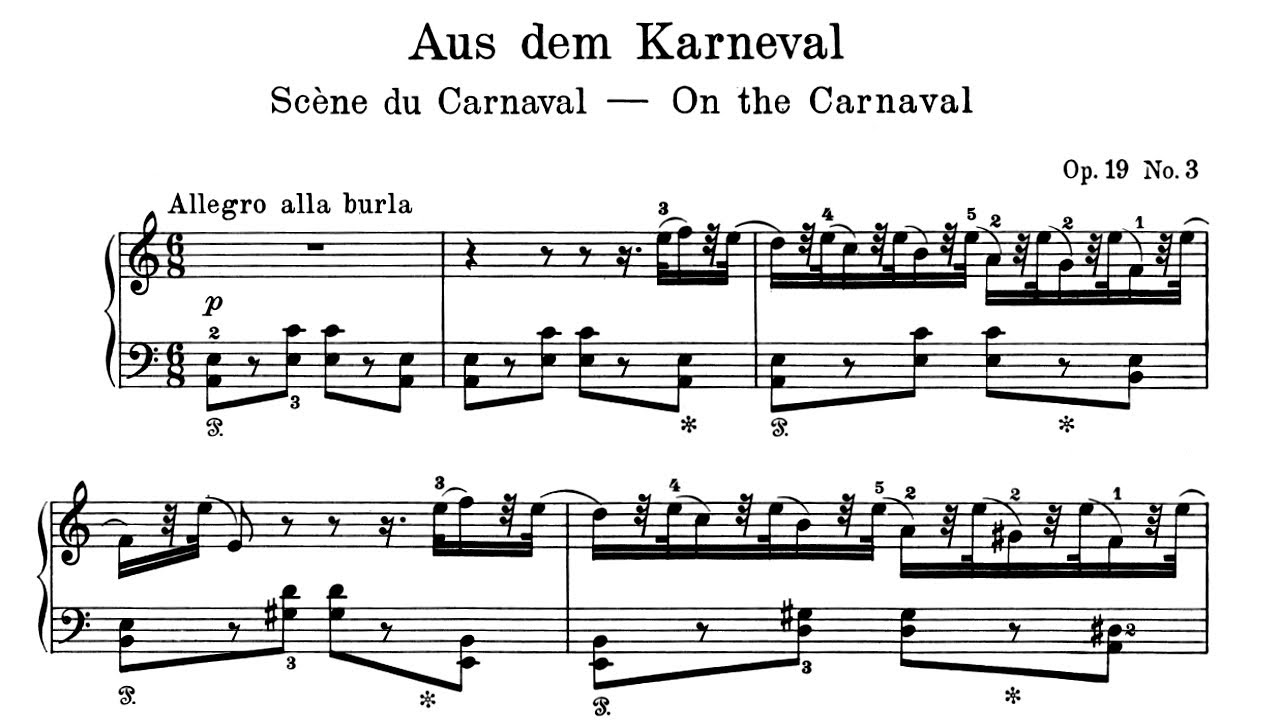 E. Grieg - Carnival Scene, Op.19 no. 3