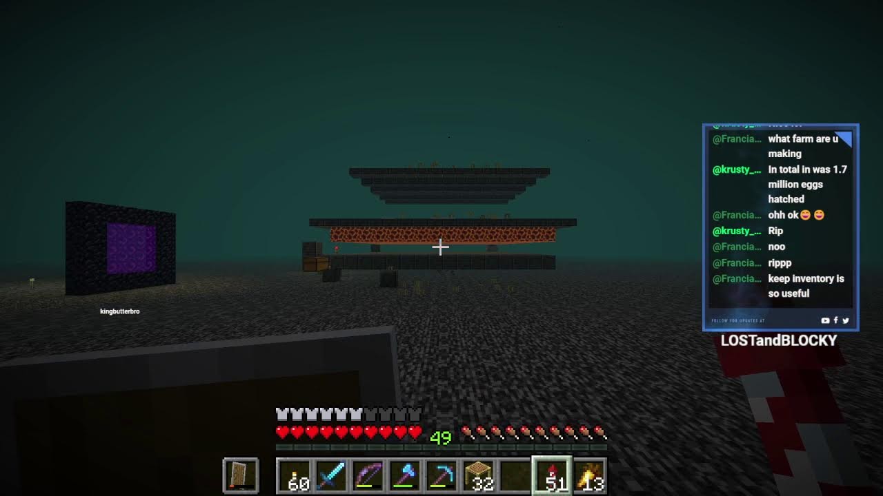 MINECRAFT JAVA FOREVERWORLD BUILDING A GHAST FARM