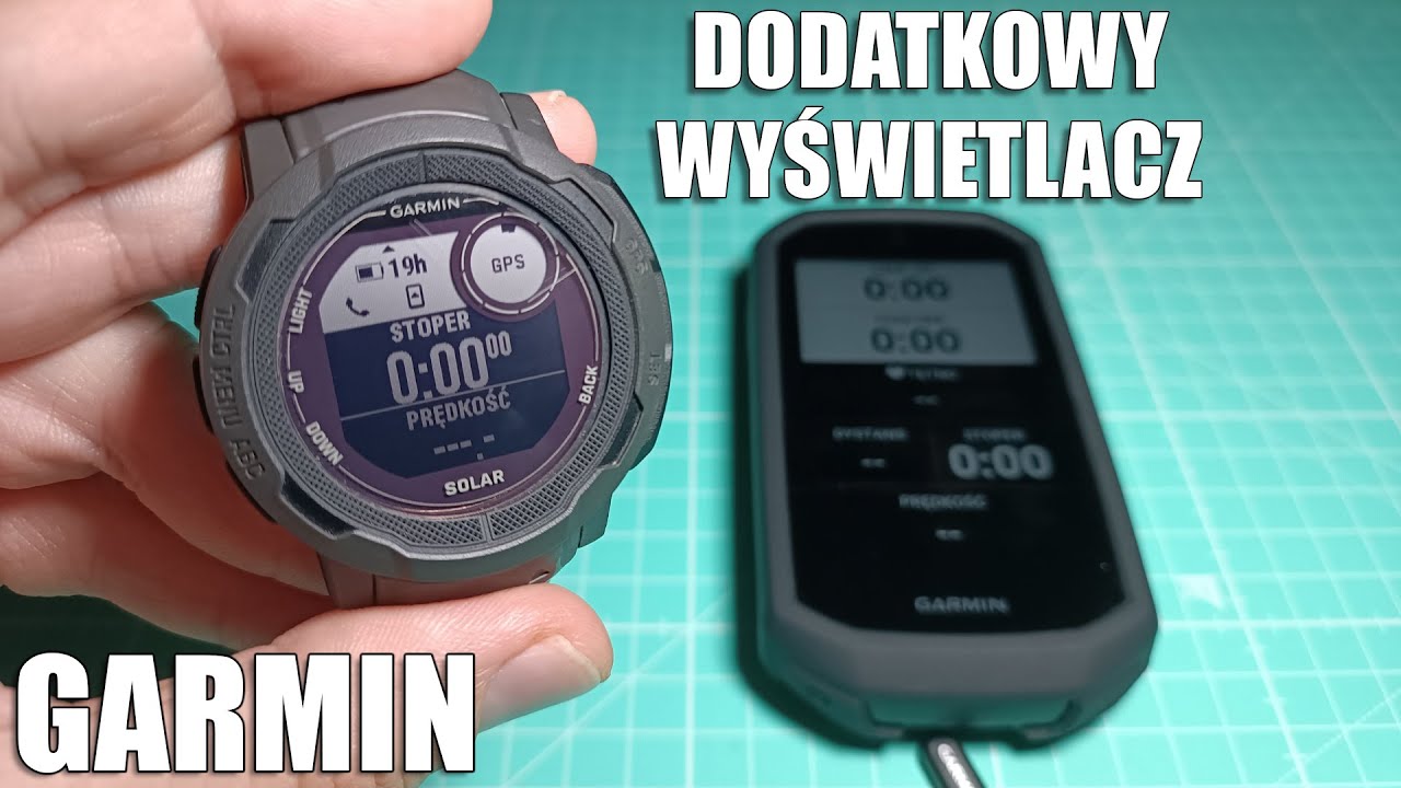 Dodatkowy wyświetlacz w Garmin Edge