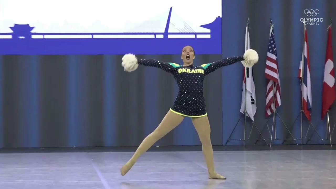 ICU World Cup Seoul 2023 Pom Doubles - Team Ukraine