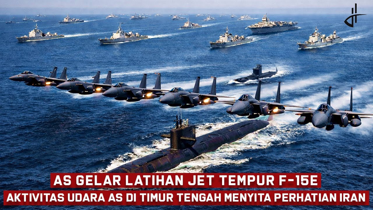 Ketegangan Timur Tengah Meningkat, Angkatan Udara AS Gelar Latihan dengan Jet F 15 EAGLE