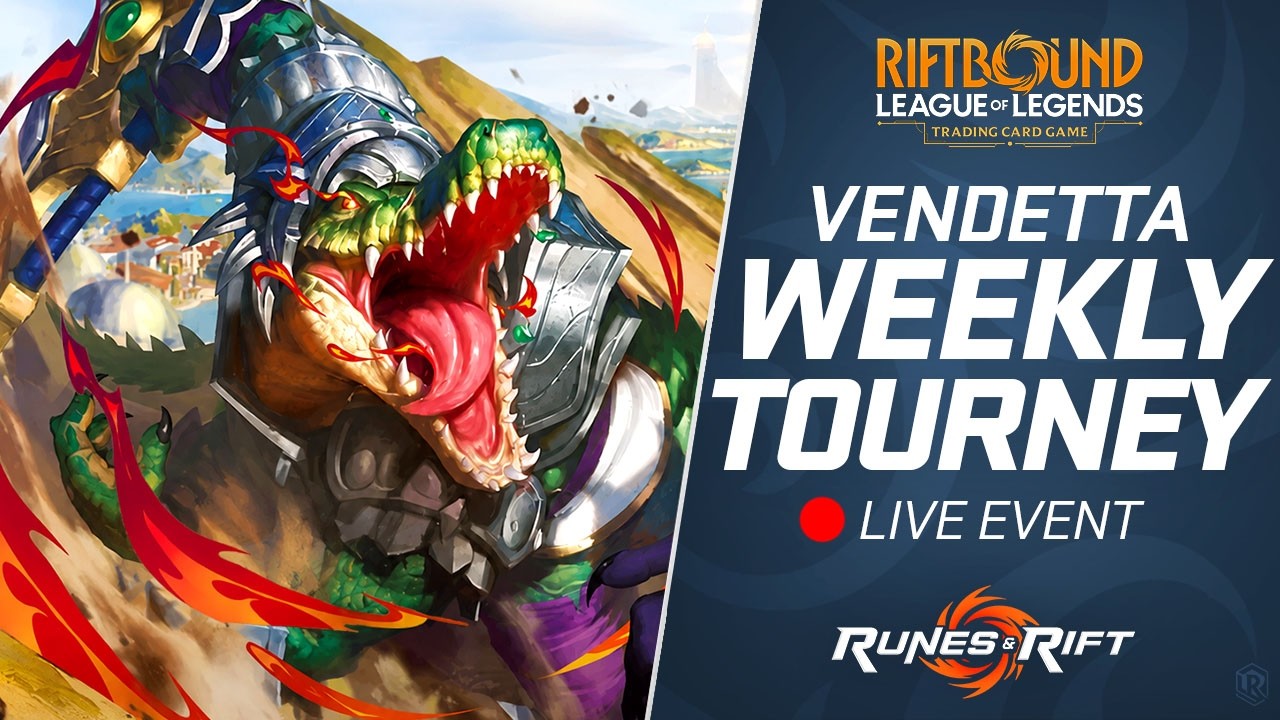🔴 LIVE: Riftbound Vendetta Weekly Tournament 20