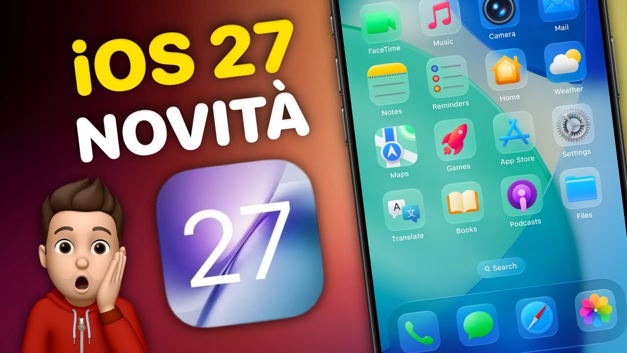 iOS 27: SVELATE LE PRIME NOVITÀ! Siri diventa 