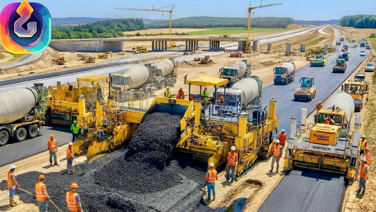 Wie deutsche Genies Autobahnen bauen! Amerikaner sind neidisch auf die Geschwindigkeit!