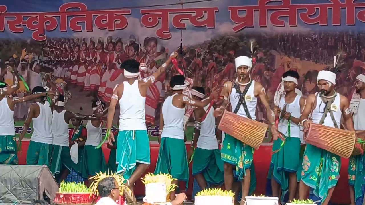 संथाल छात्र संघ रांची/ आदिवासी सांस्कृतिक कार्यक्रम रांची/St.xaviers college Ranchi stage