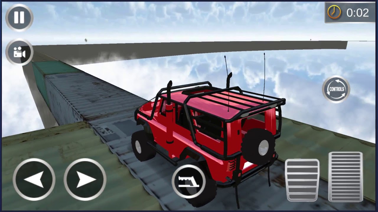 Car Stunt on Impossible Tracks - Unlocked Offroad Car Jeep - Android Gameplay 2017