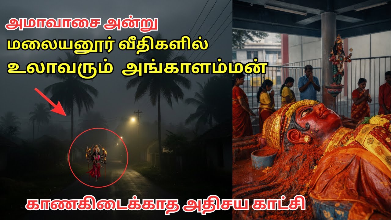 வீதிகளில் உலாவரும் அங்காளம்மன் | அமாவாசை அன்று நிகழும் மர்மங்கள் | Melmalaiyanur #aanmeegam