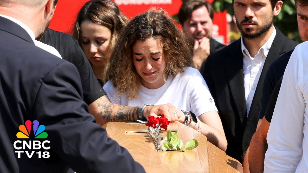 Diogo Jota Funeral: Carrying Red wreath, Liverpool Players Join Family for Jota's Funeral | N18G