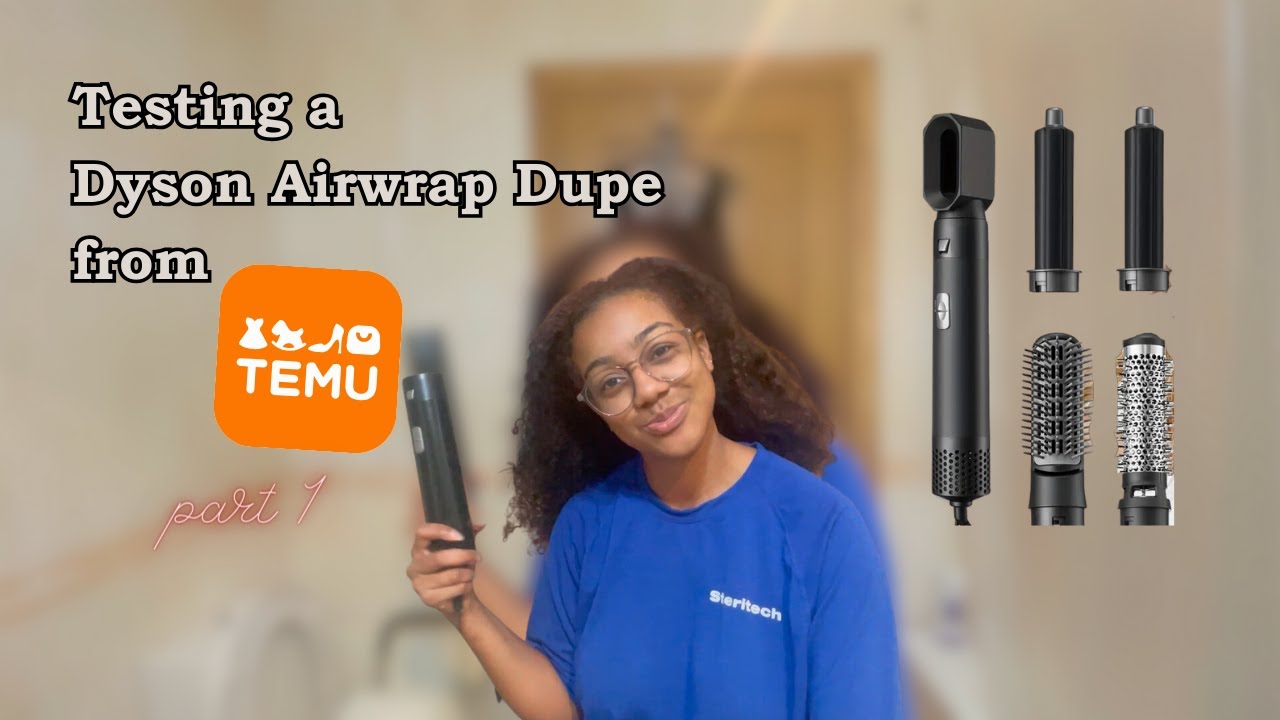 Testing a Dyson Airwrap Dupe from TEMU  | Mini Vlog