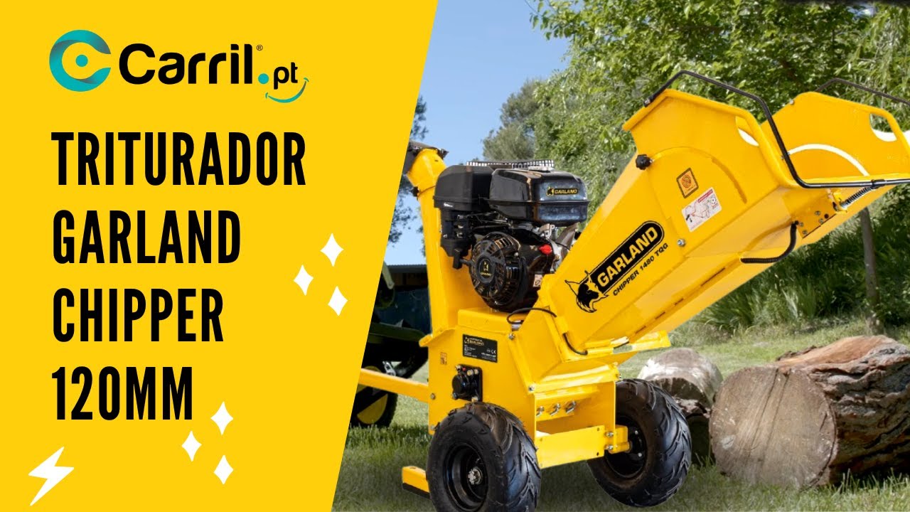 Biotriturador Garland 1480 TQG-V20 Chipper 120mm