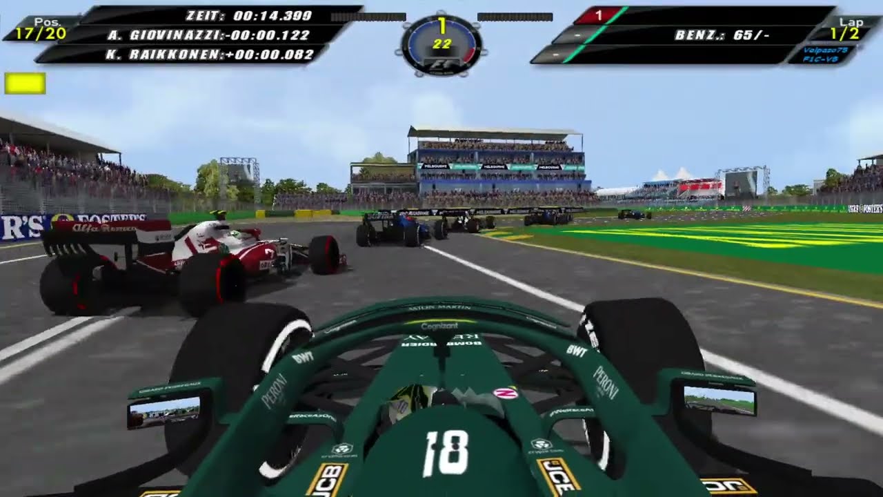 F1 Challenge VB 2021 Aston Martin Melbourne 5% Race