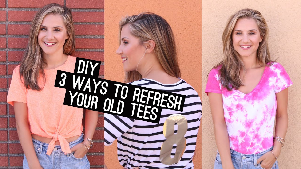 DIY: 3 Things To Do With An Old T-Shirt! (STYLEWIRE) | Hollywire