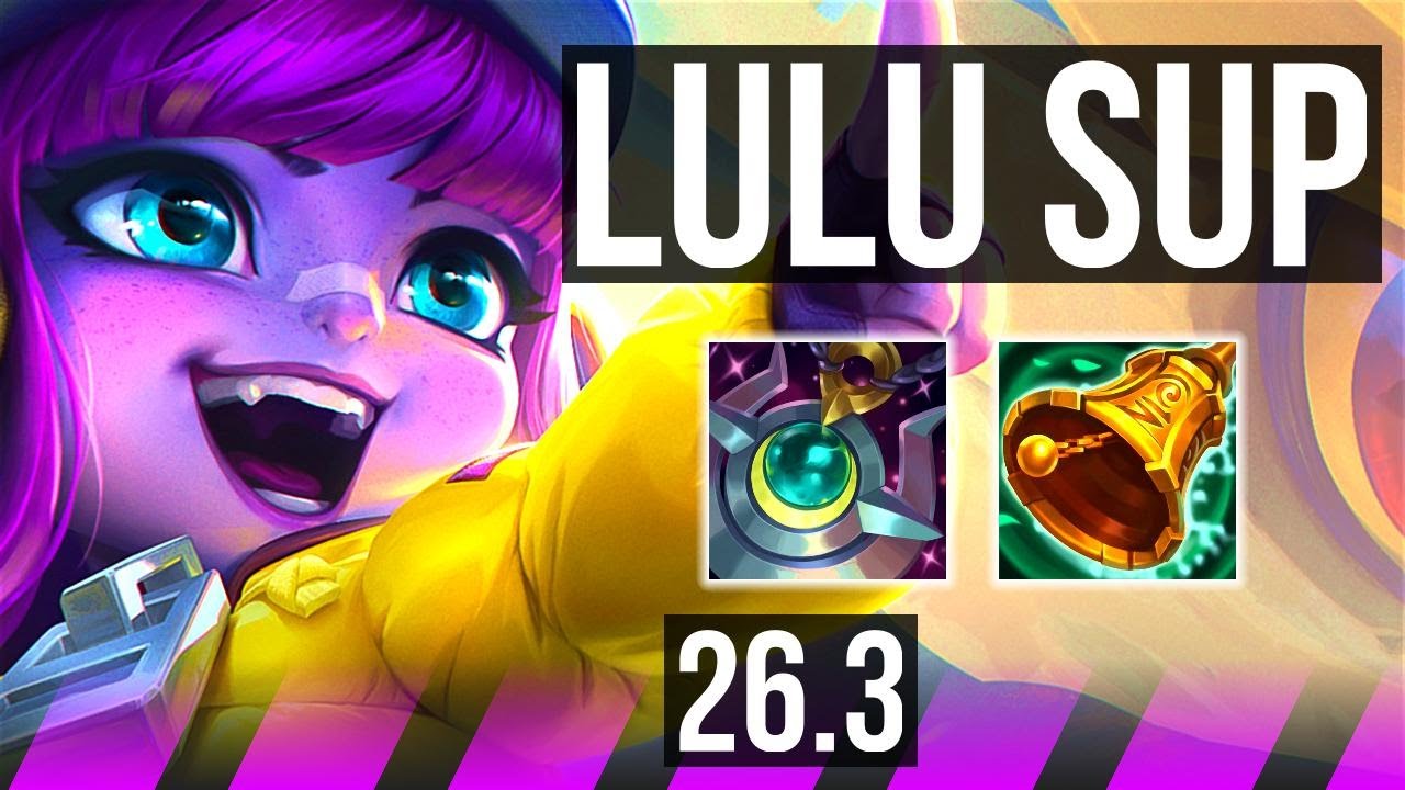 LULU & Varus vs THRESH & Jinx (SUP) | Good KDA: 3/1/15 | KR Grandmaster | 26.3
