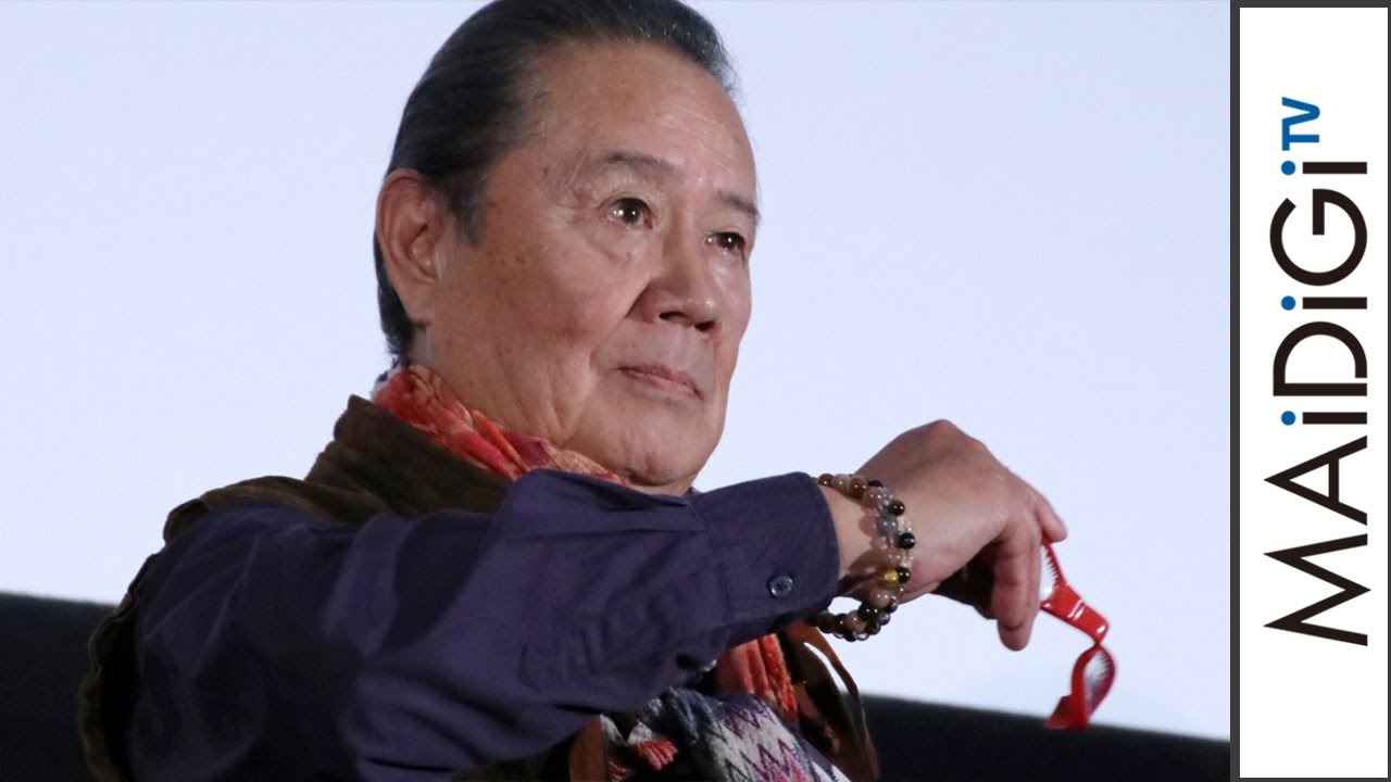 森次晃嗣、ウルトラセブン「80歳になっても」　“モロボシ・ダン”が変身ポーズ生披露　映画「劇場版 ウルトラマンオーブ 絆の力、おかりします！」完成披露舞台あいさつ3