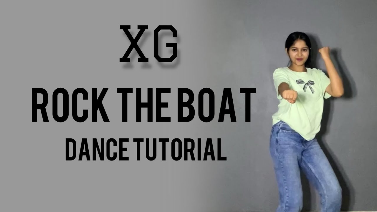 ROCK THE BOAT - Урок танца от XG (пошаговое объяснение + медленная музыка) | ЗЕРКАЛЬНОЕ ОТОБРАЖЕН...