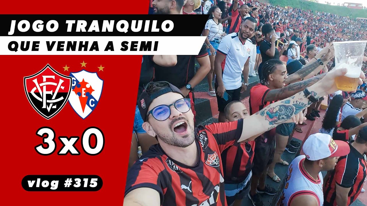 Vitória 3x0 Galícia | JOGO TRANQUILO, QUE VENHA A SEMI