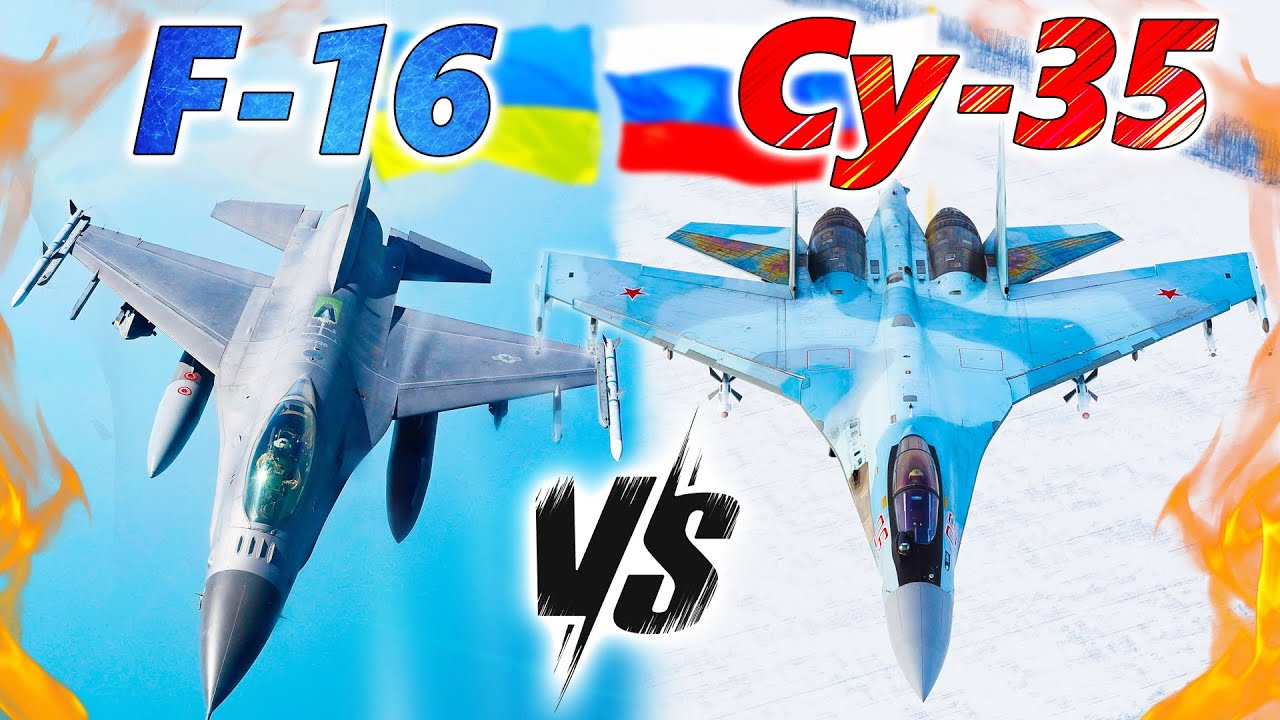 Су-35 против F-16 💥 Самый перспективный истребитель против самого опытного. ВС РФ и ВСУ