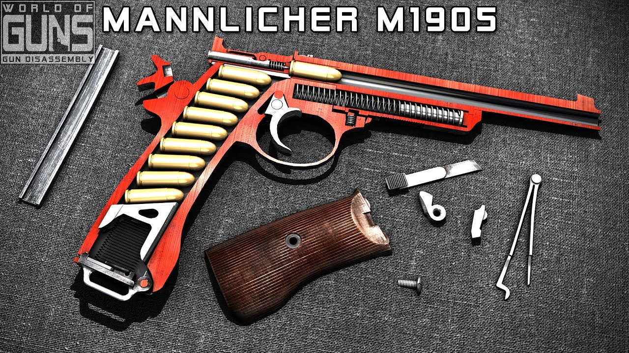 How does Mannlicher Model 1905 work?