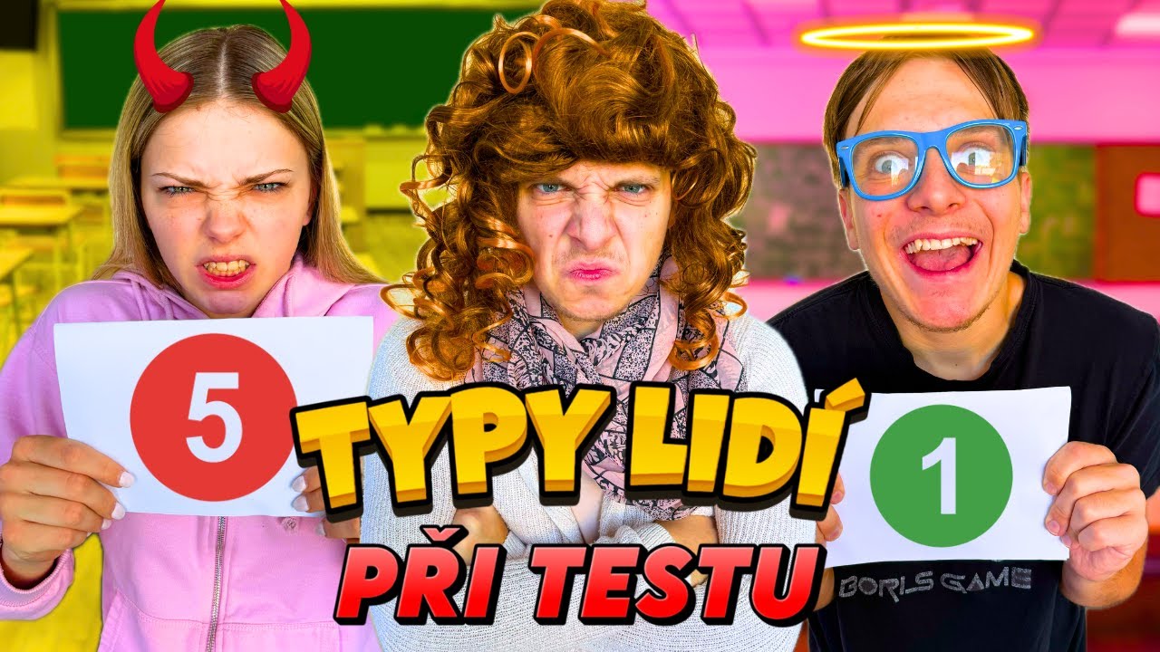 TYPY LIDÍ PŘI TESTU!