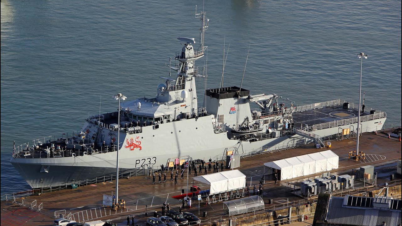 HMS Tamar commissions into the Royal Navy