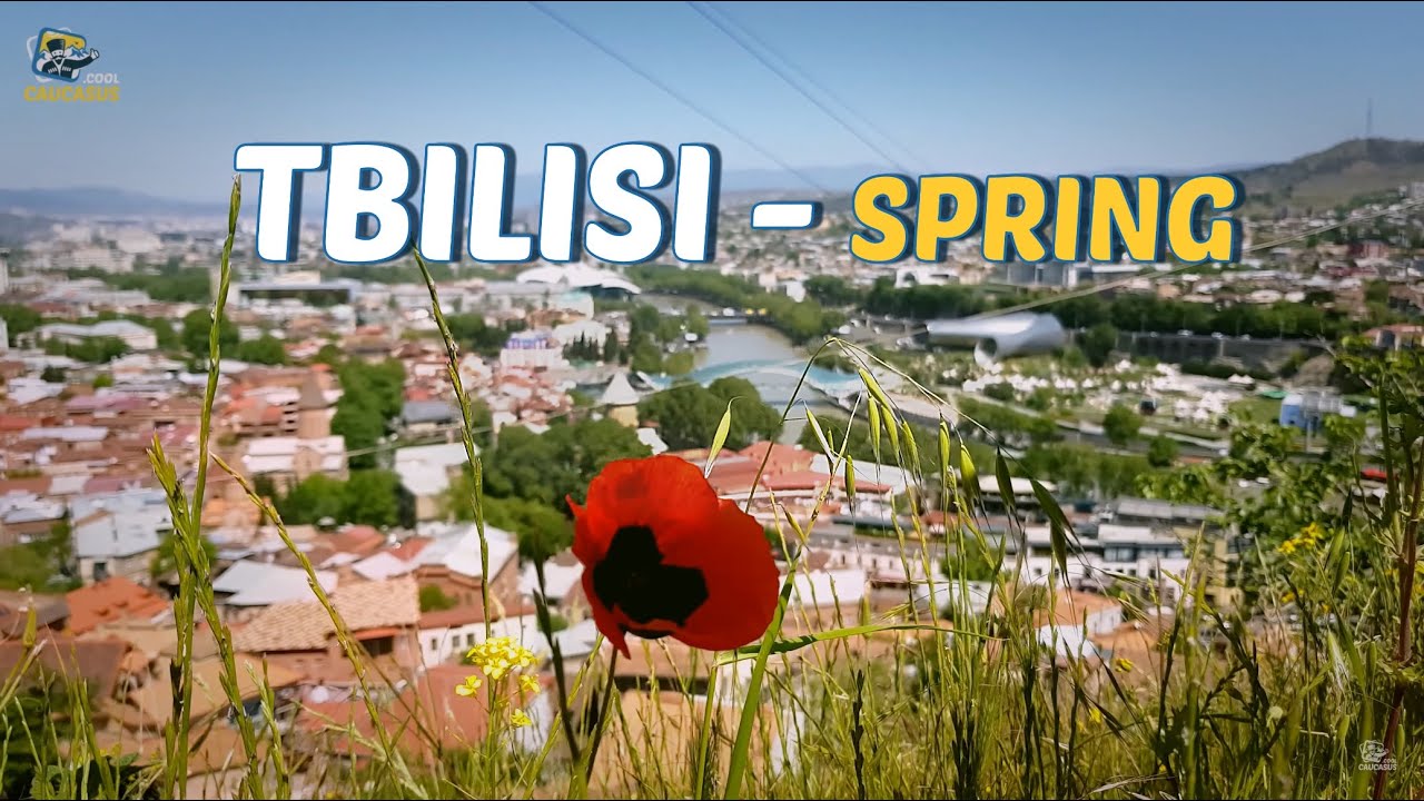 Spring in Tbilisi 4K. Tours to Georgia  - Caucasus.COOL. Весна в Тбилиси. Эксурсии с гидом в Грузии