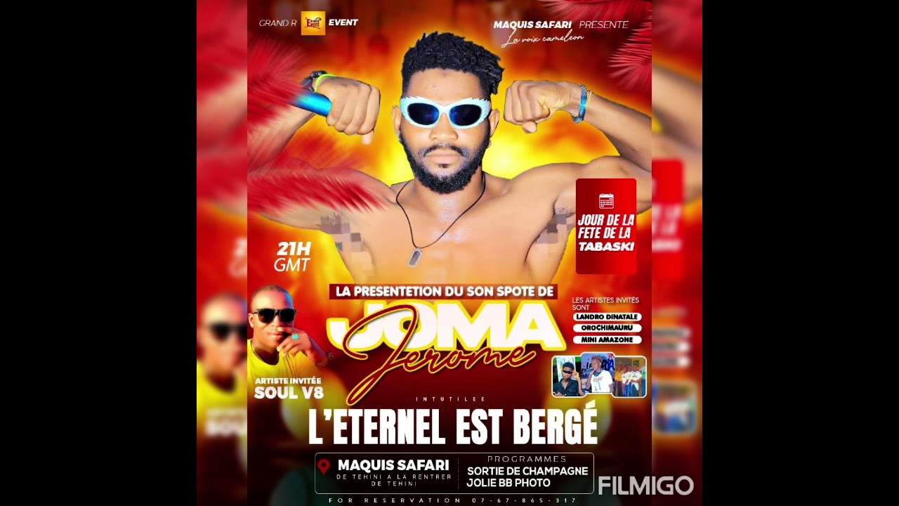 JOMA JÉRÔME NEW SPOT !!!! L'ETERNEL EST MON BERGÉ (By ramses beat)