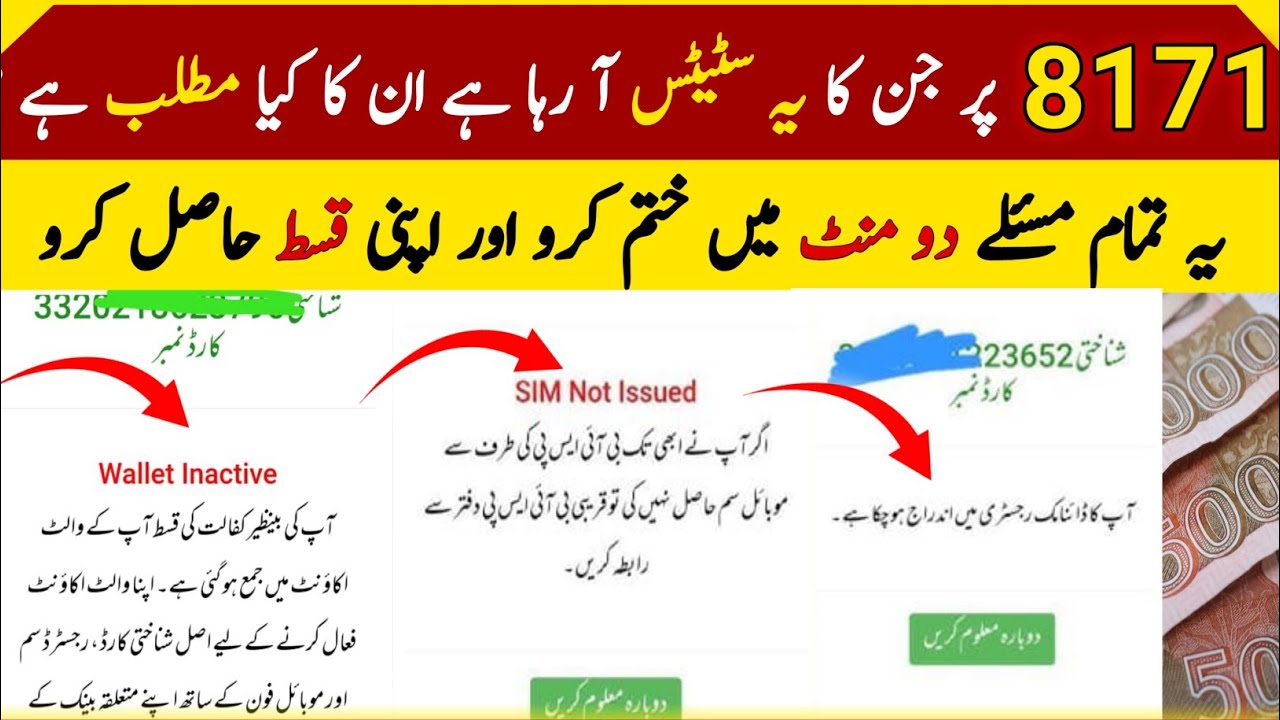🔥Bisp Wallet Inactive ko active kaise kare | Sim Not Issue Problem Solve | 8171 new update
