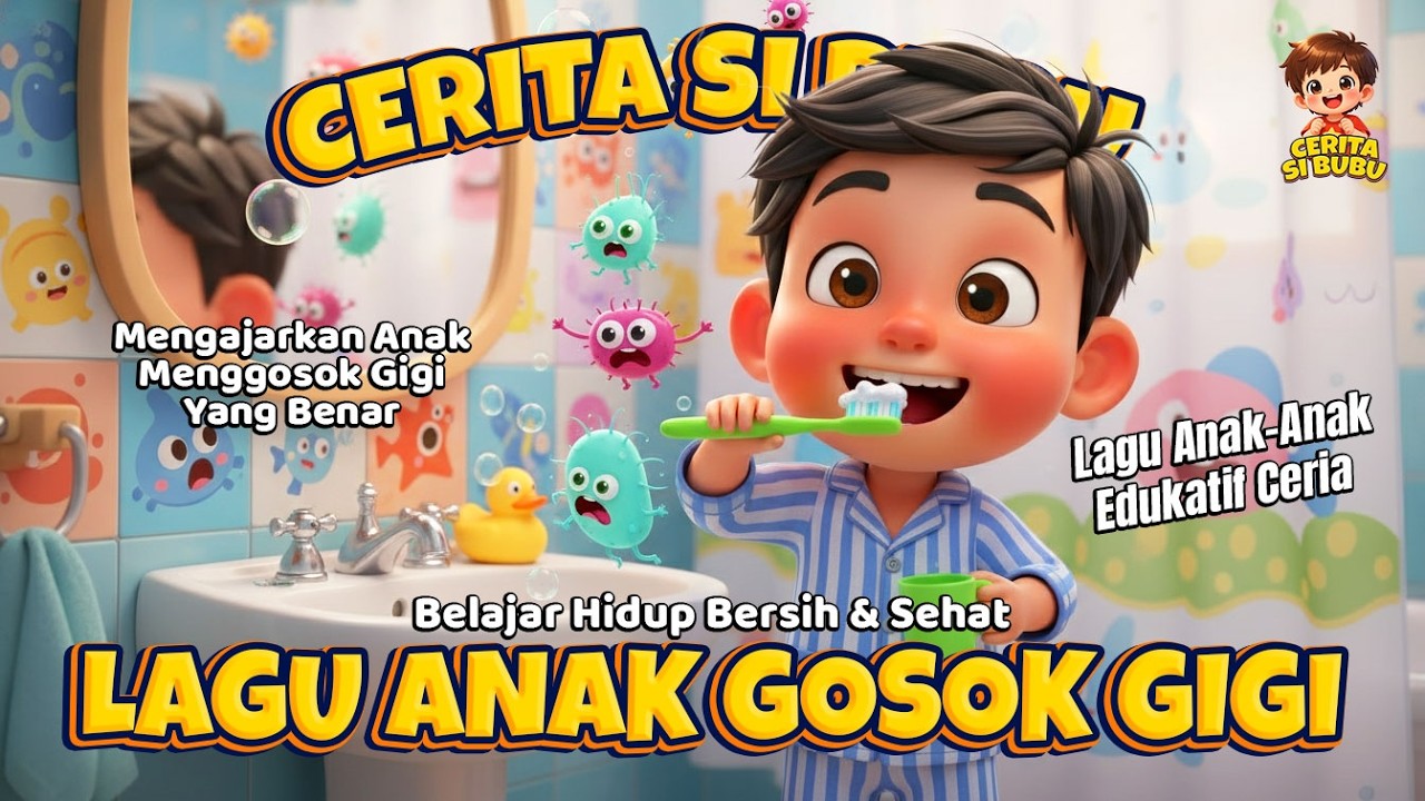 Lagu Anak Gosok Gigi 🦷✨ | Belajar Sikat Gigi yang Benar | Edukasi PAUD #YouTubeKids #GosokGigi