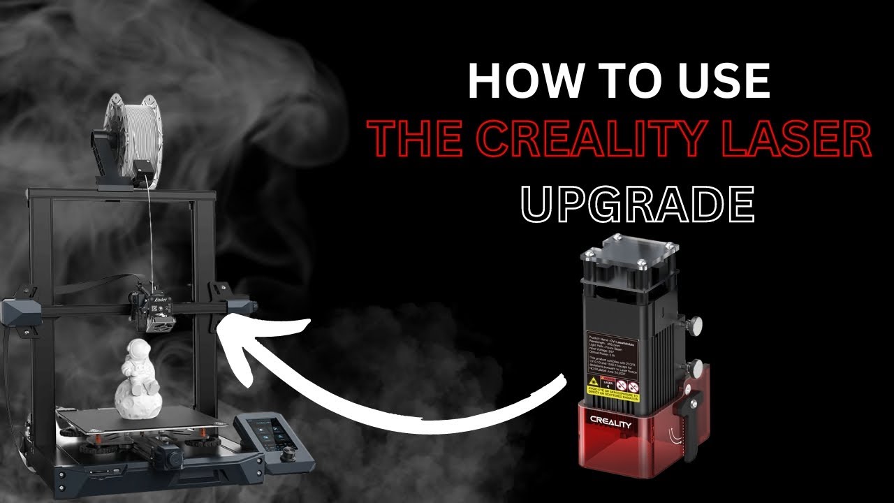 How to use the creality cv laser