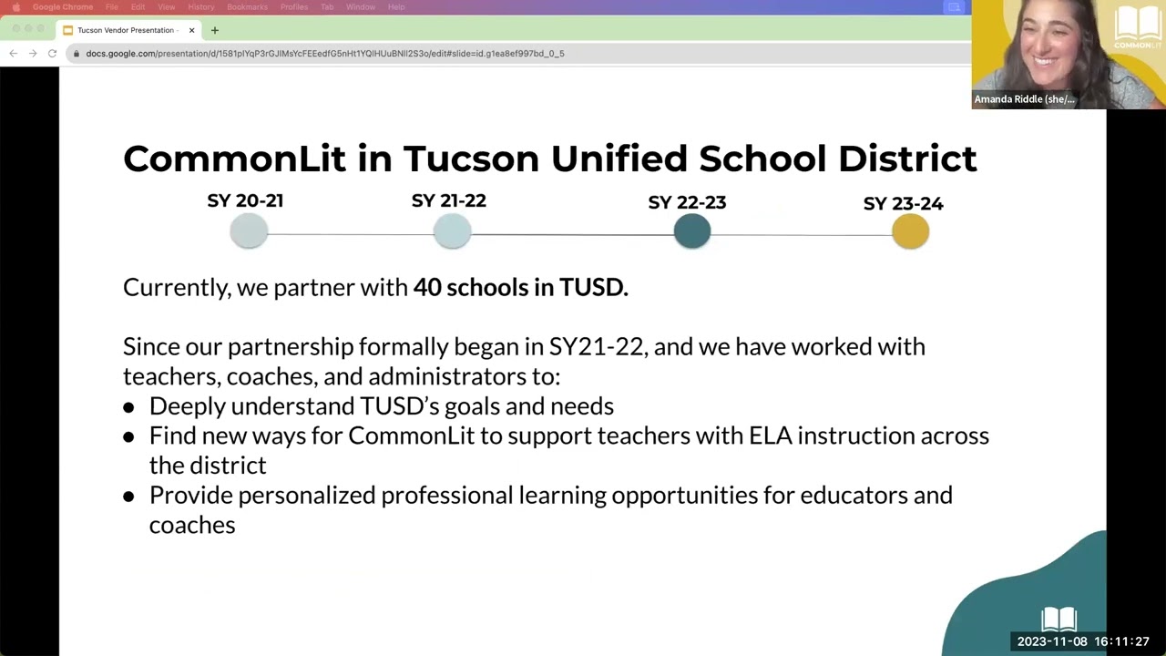 Vendor Presentation: ELA CommonLit