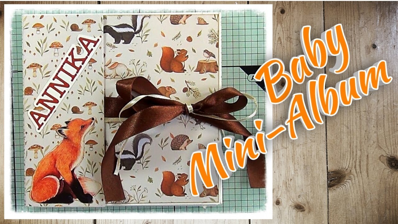 Einfaches Baby Mini Album 6 x 6 Inch | [Tutorial / Deutsch] Variation