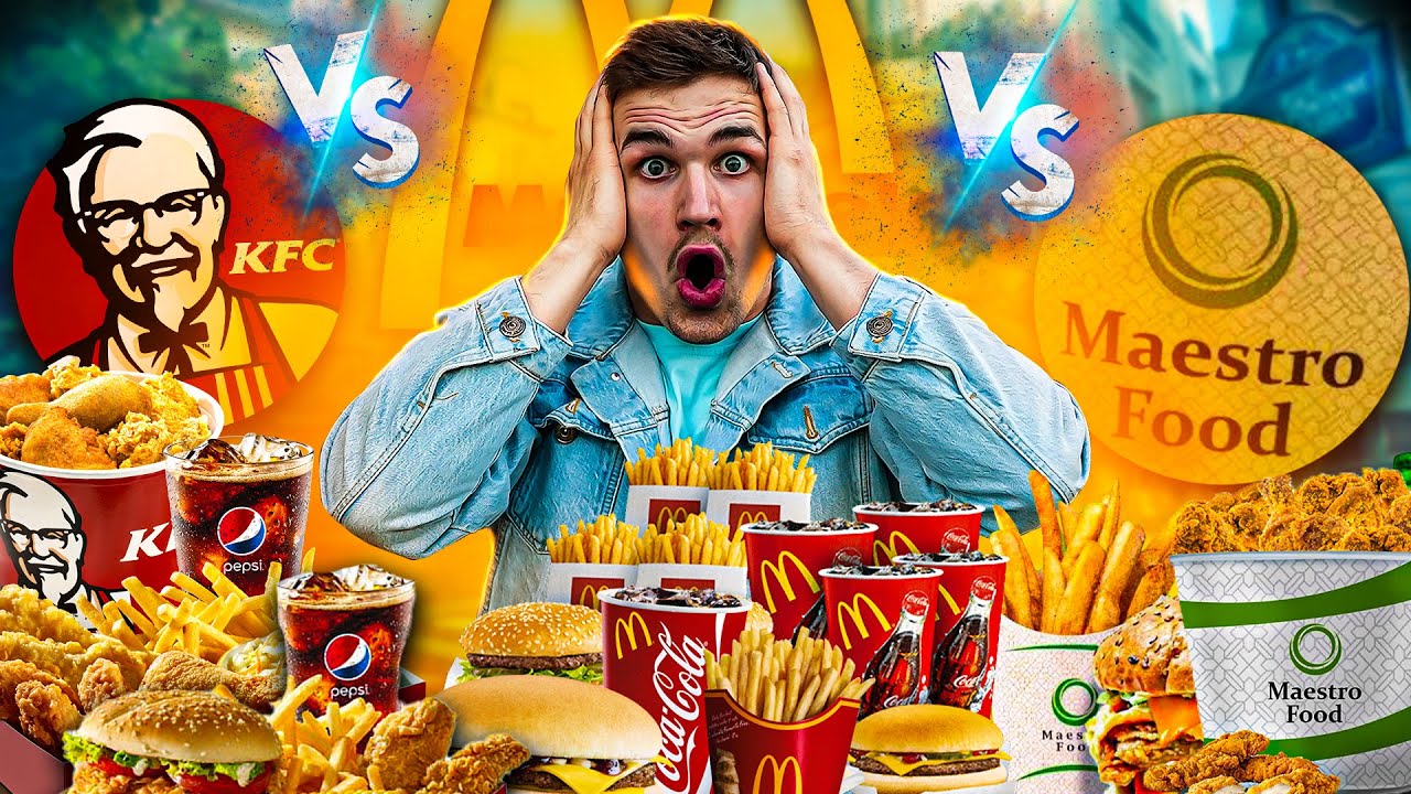 KFC vs MCDONALD'S vs MAESTRO CHALLENGE | CARE E CEL MAI BUN?!