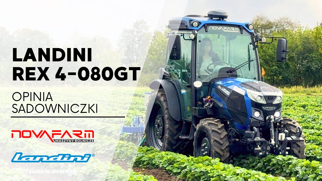 Ciągnik specjalistyczny - Landini Rex 4-080GT - opinia użytkownika 