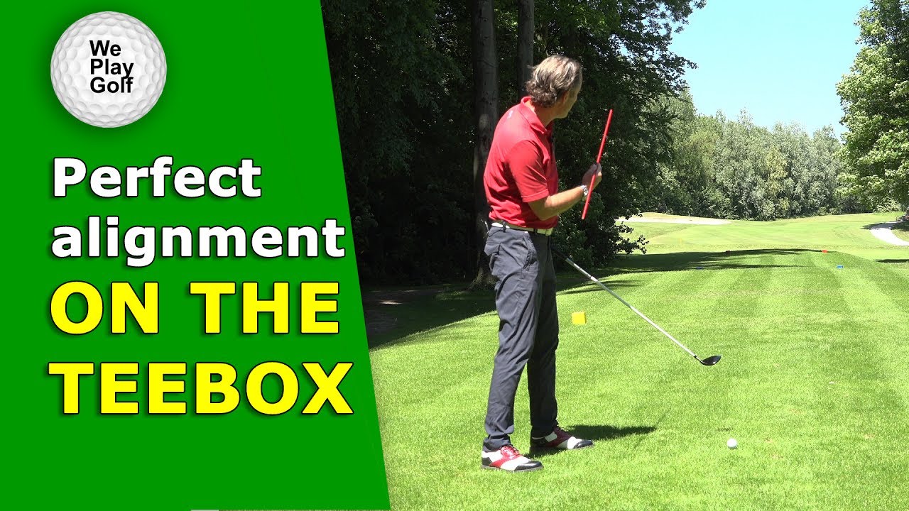 Perfect allignment on the teebox - Always on the fairway!