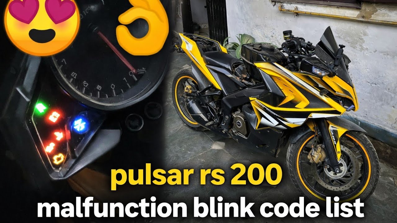 Pulsar RS 200 , ktm duke 200, 390, ktm rc 200,390 fuel injector ,FI and all malfunction codes list