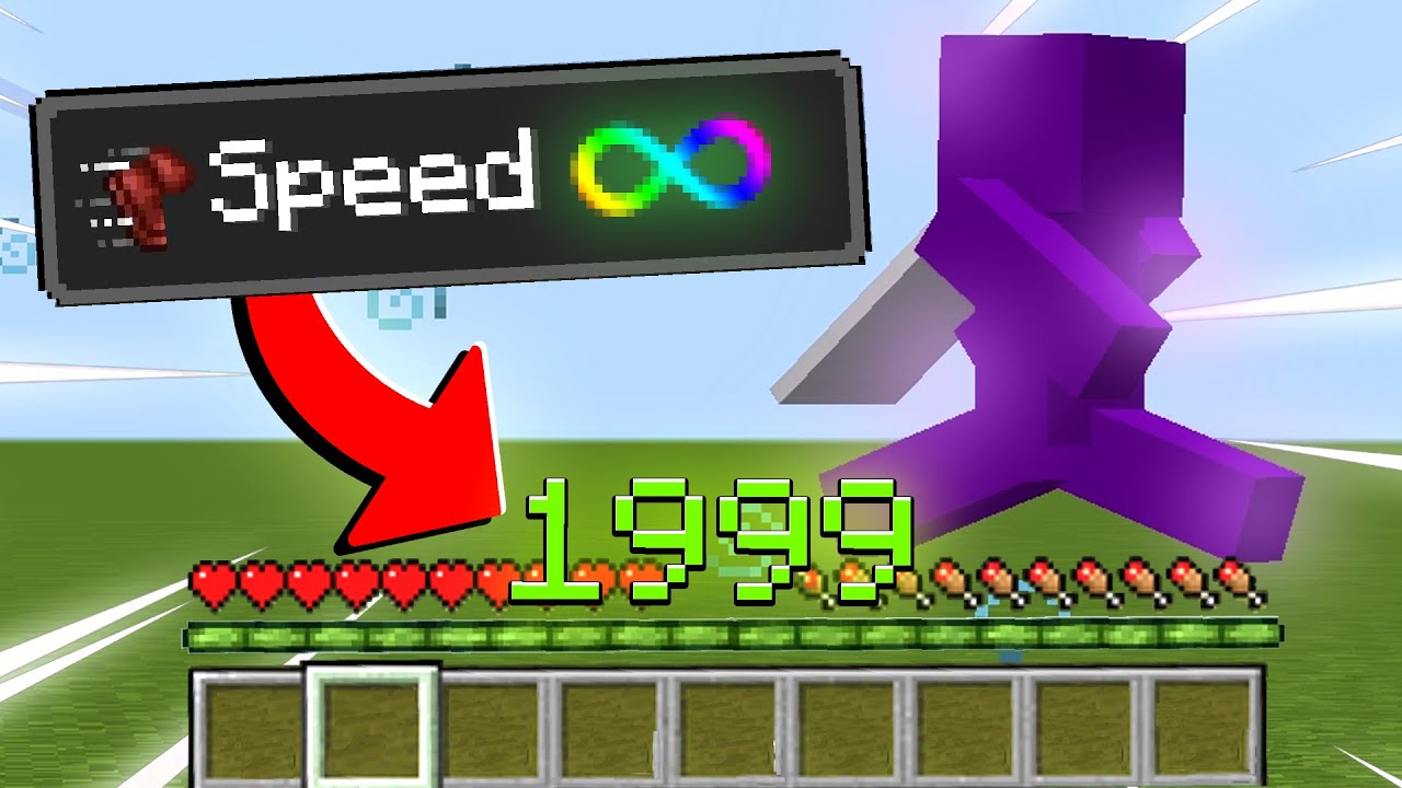 Minecraft, But XP = SPEED...