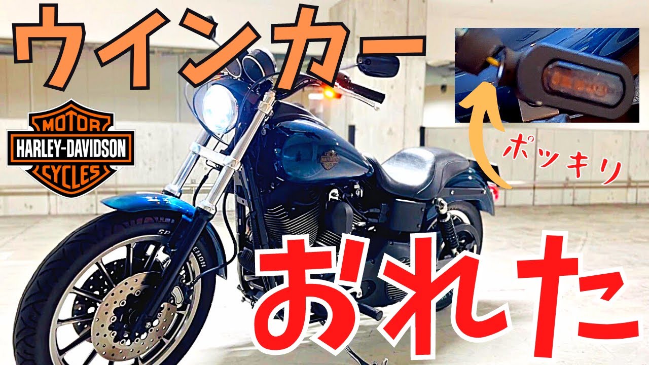 【ハーレー】ウインカーが折れました・・FXDXのウインカー交換！他 あなたはエンジン「かける」派？「つける」派？など　ツインカム ダイナ【Harley Davidson】